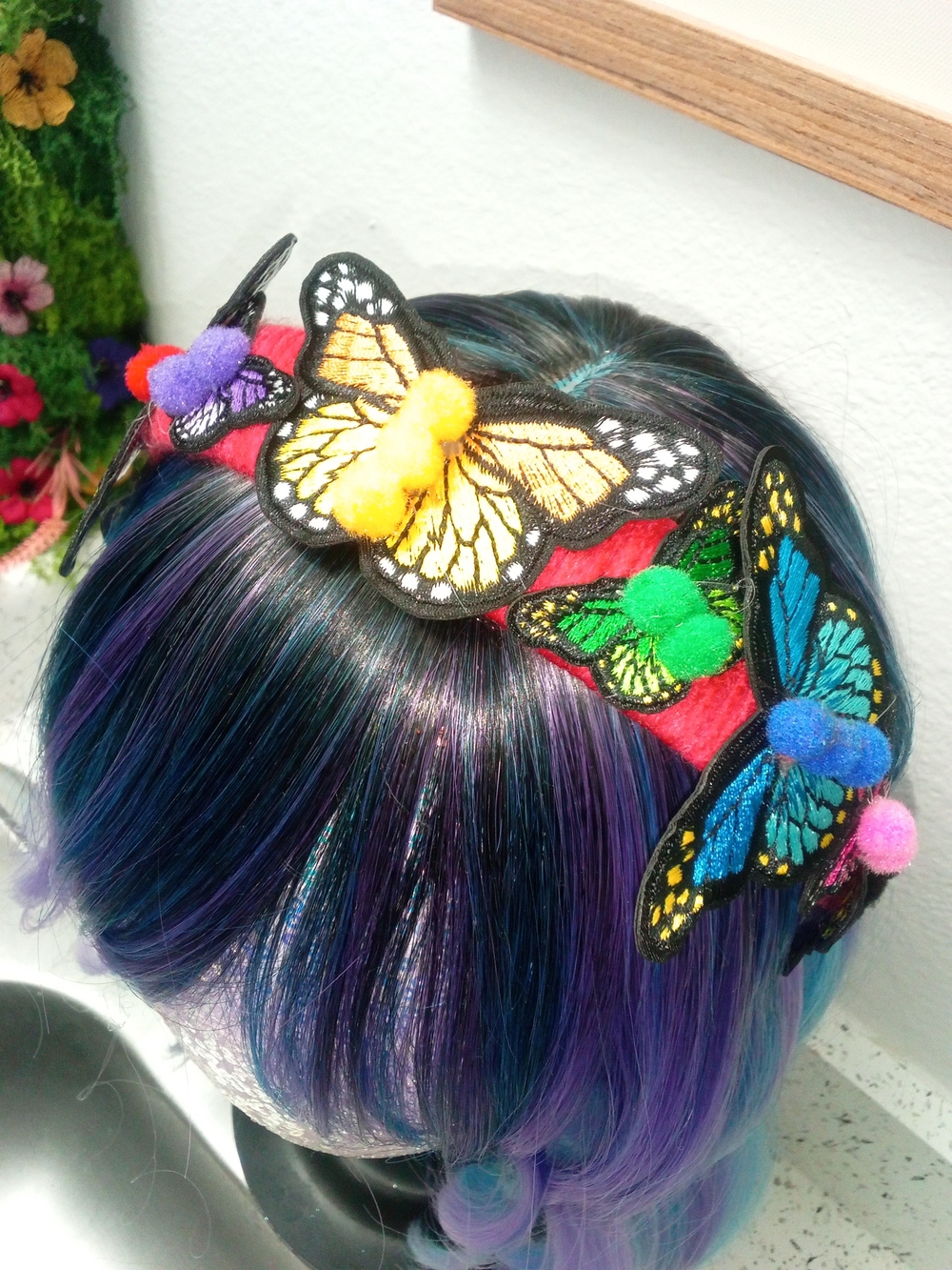 Colorful Butterfly Headband